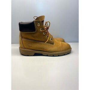 Timberland Boots Youth Boys Nubuck Wheat Color Waterproof 10960 Size 4.5